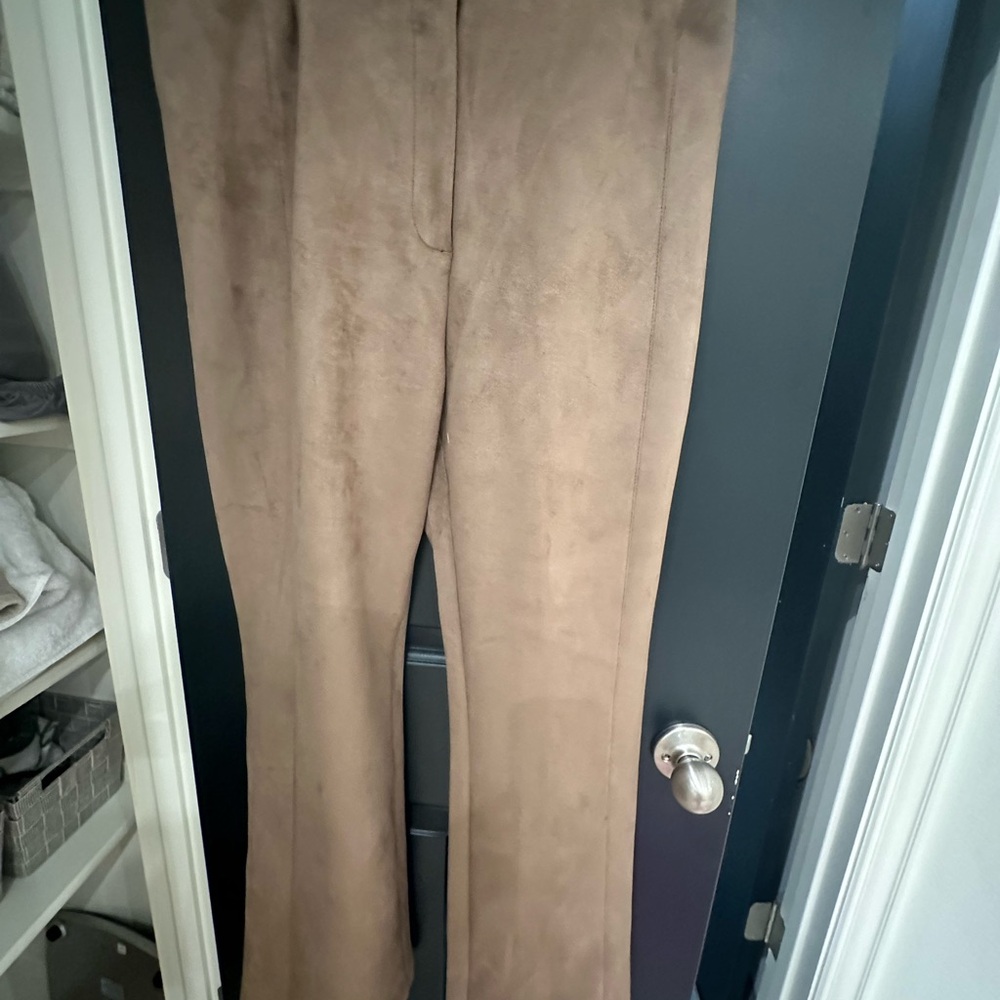 Ann Taylor faux suede trousers